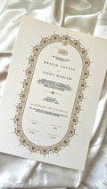 Nikah Certificate - Gold Chain