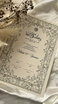 Nikah Certificate - Garden of Emotions