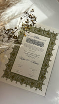 Nikah Certificate - Tale of Happiness