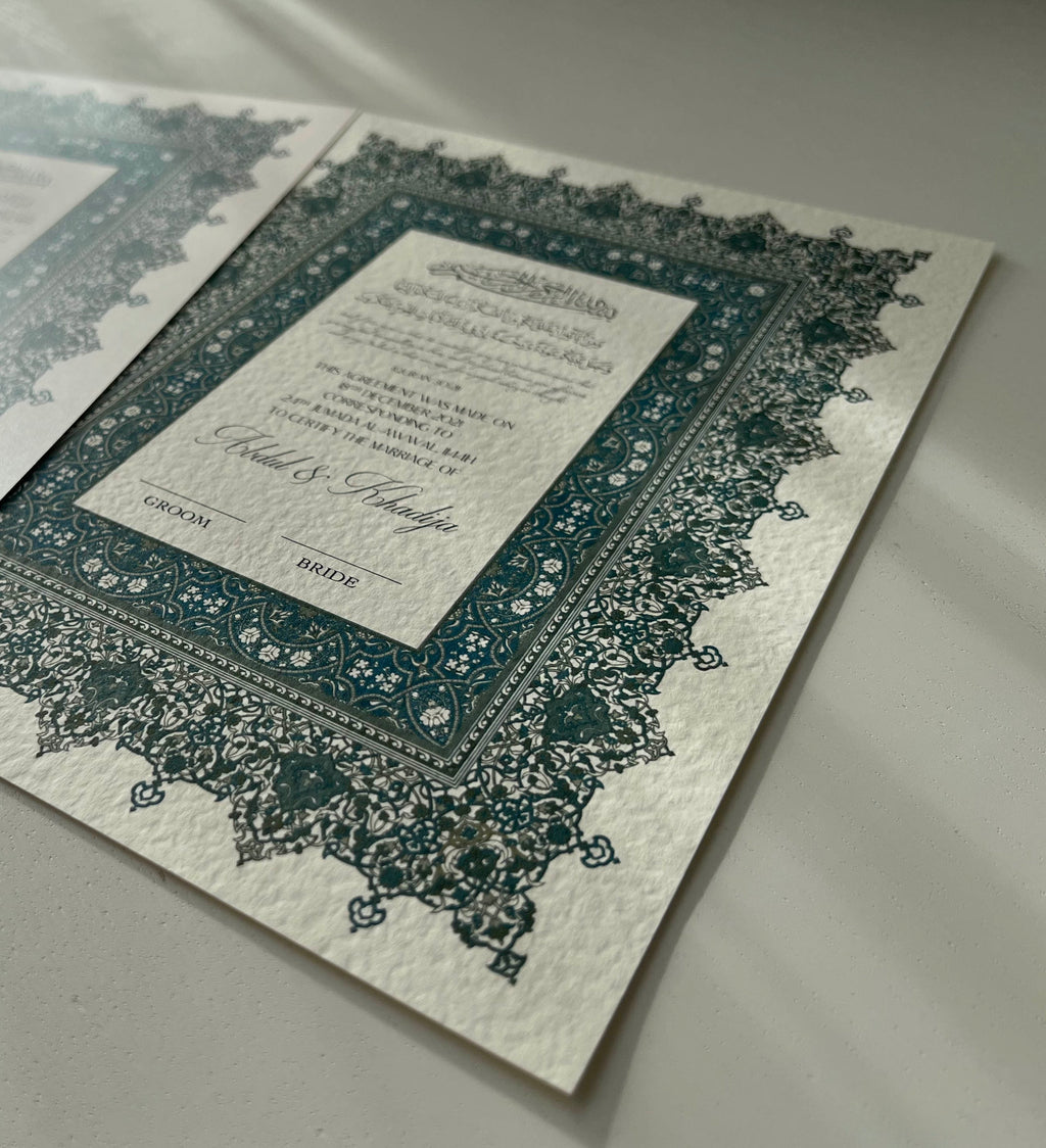 Nikah Certificate - Hearts Promise