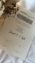 Nikah Certificate - Contract of Mercy