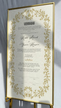 Bundle: Large Extended Nikah Certificate - Love rooted in tranquility