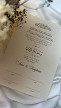 Nikah Certificate - Covenant of Tranquility