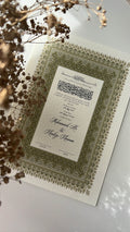 Nikah Certificate - Promise of Peace