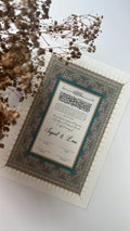 Nikah Certificate - Charter of Love