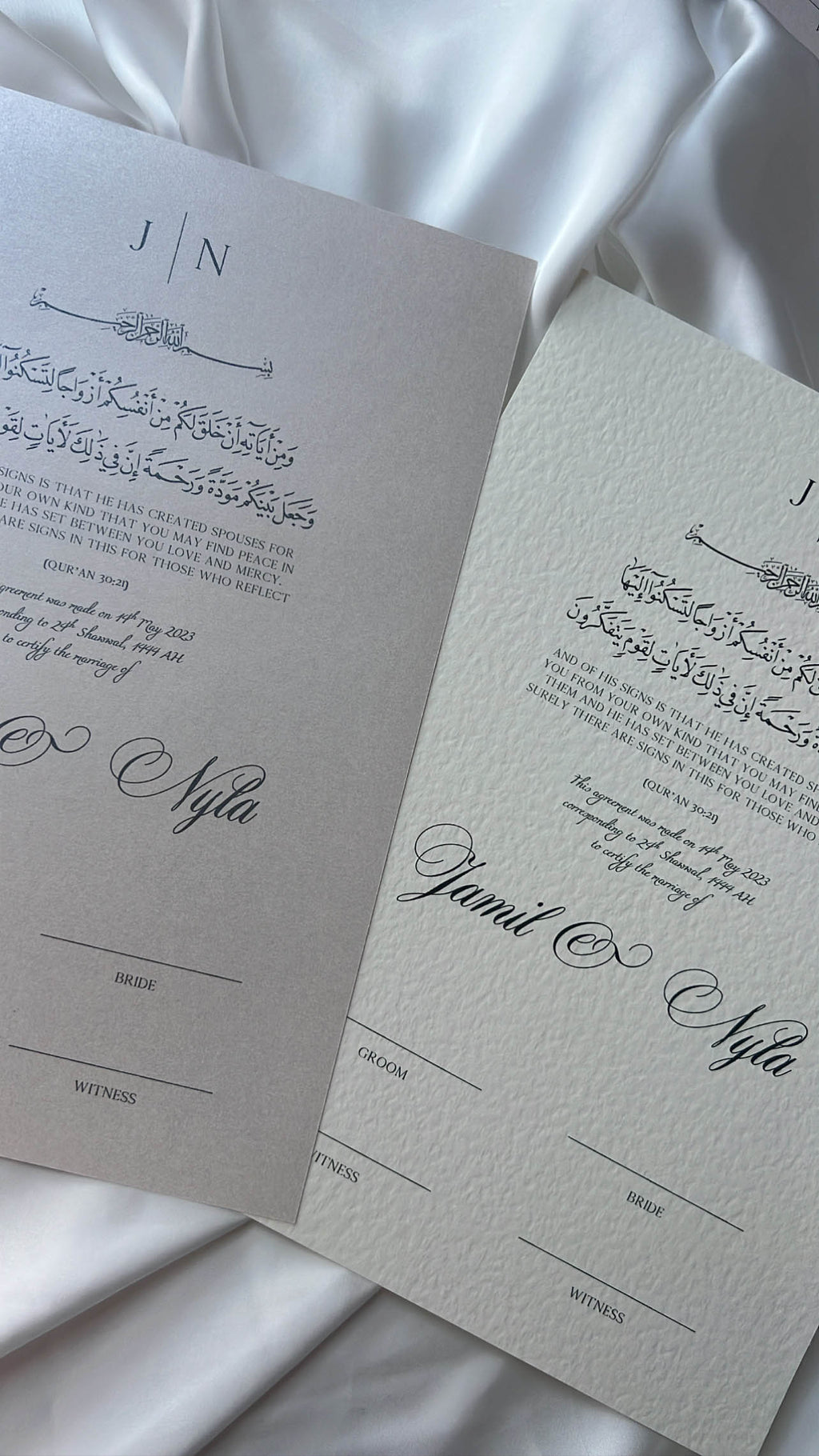Nikah Certificate - A Promise Written