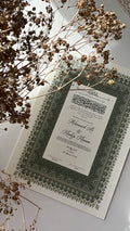 Nikah Certificate - Shine of Nature