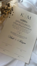 Nikah Certificate - Promise of Forever