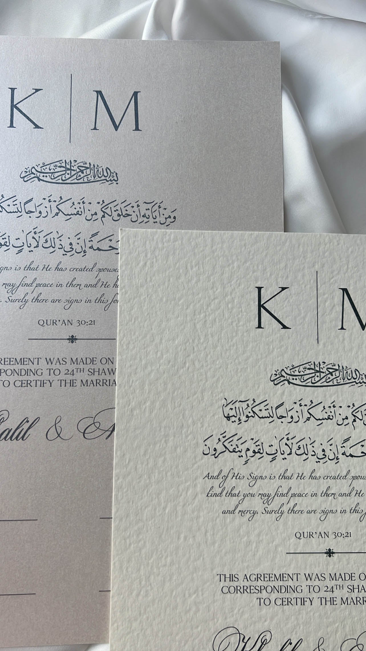 Nikah Certificate - Promise of Forever