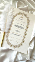 Nikah Certificate - Gold Chain + Pen