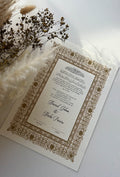 Nikah Certificate - Golden Moments