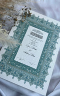 Nikah Certificate - Contract of Serentiy