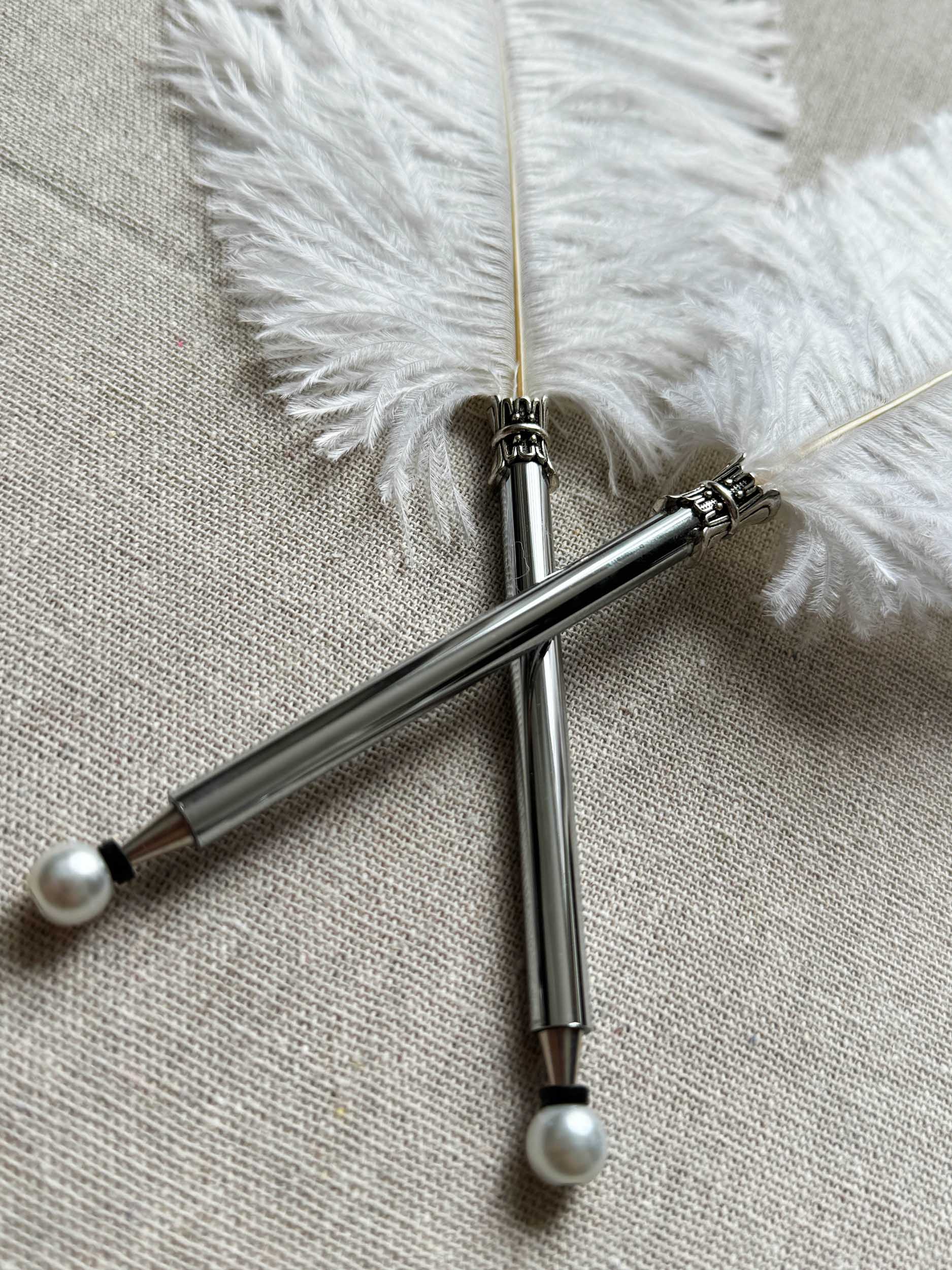 Silver Nikah Feather Pen