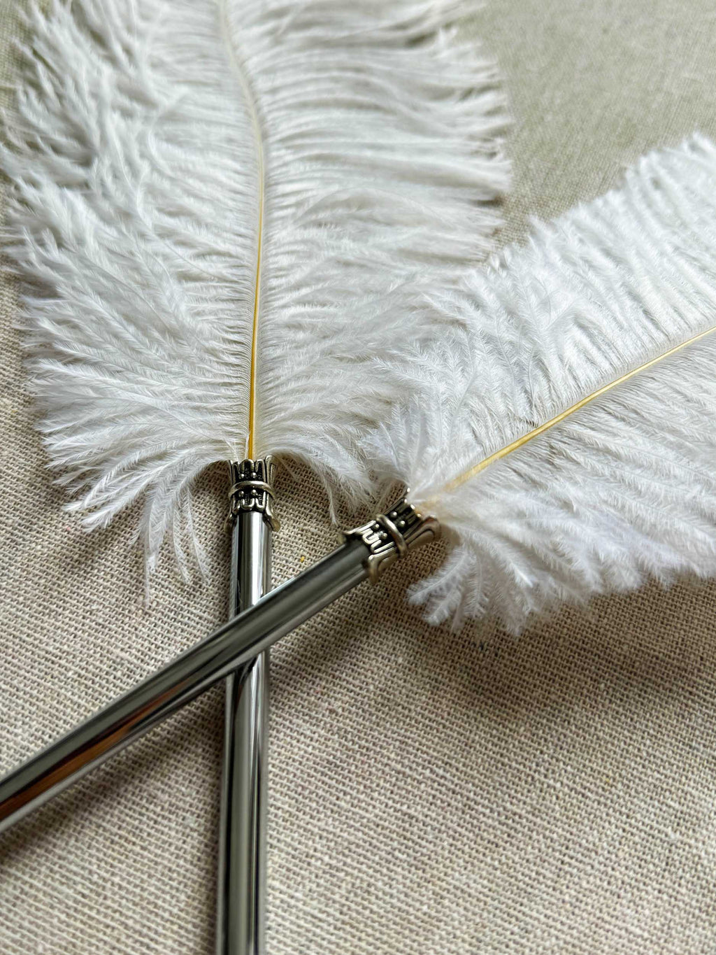 Silver Nikah Feather Pen