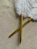 Gold Nikah Feather Pen