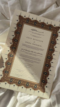 Nikah Certificate - Crimson Promise