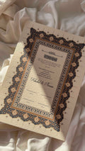 Nikah Certificate - Blue Dawn