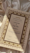 Nikah Certificate - Radiance of Love