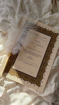 Nikah Certificate - Gilded Promise + Pen