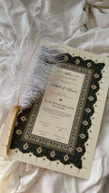 Nikah Certificate - Emerald Blessings  + Pen