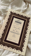 Nikah Certificate - Ruby Union