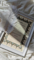 Bundle: Nikah Certificate - Emerald Eternity + Frame + Pen
