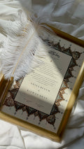 Bundle: Nikah Certificate - Sunrise of Hearts + Frame + Pen