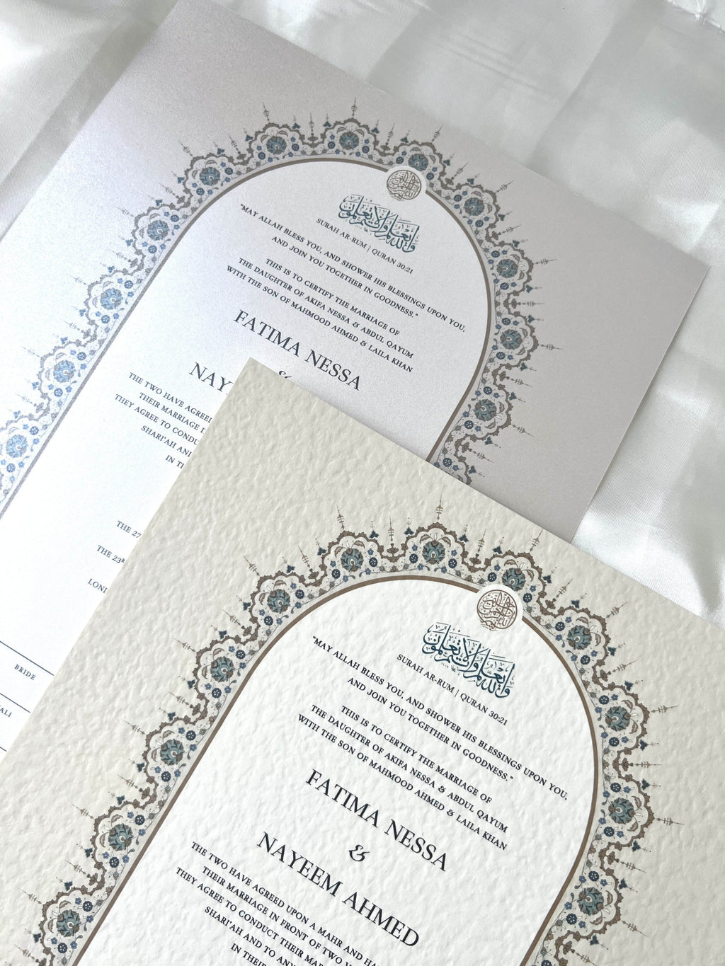Nikah Certificate - Promise of Love + Pen