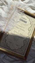 Bundle: Nikah Certificate - Garden of Barakah + Frame + Pen