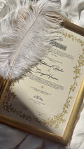 Bundle: Nikah Certificate - The Everlasting Covenant + Frame + Pen