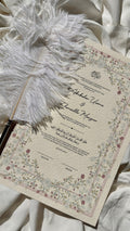 Nikah Certificate - The Rose Garden + Pen