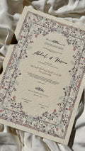 Nikah Certificate - The Purple Garden