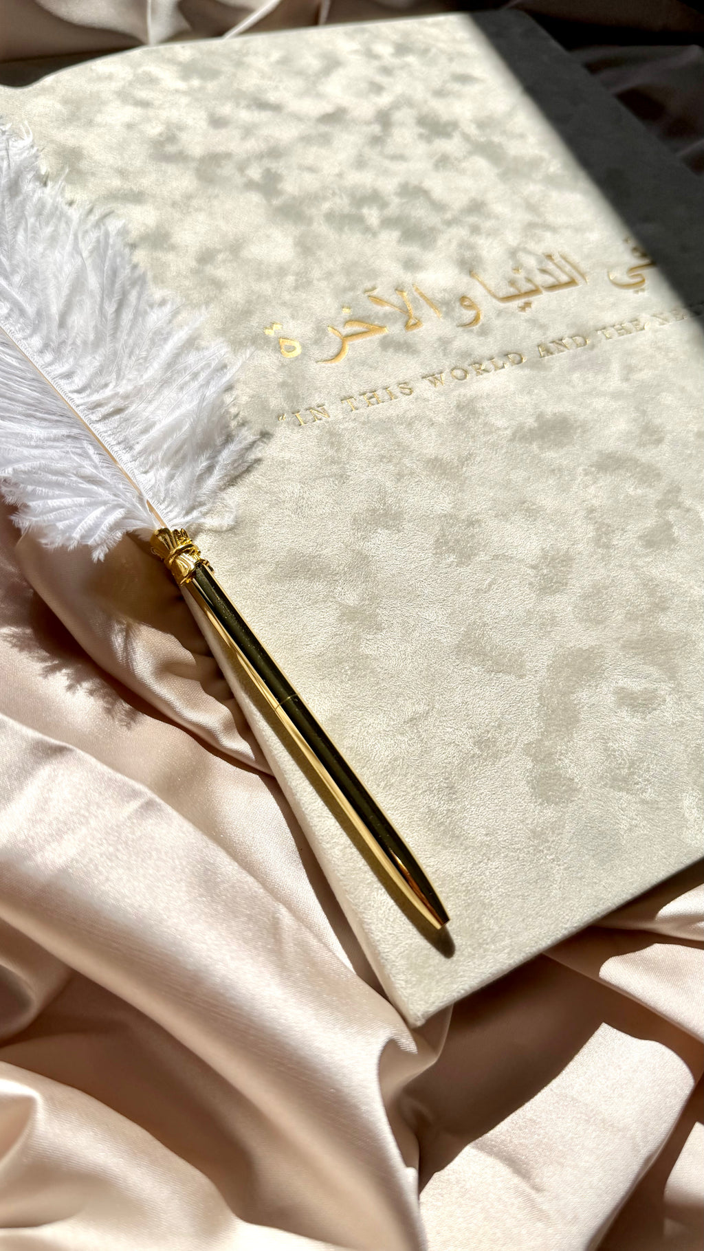 Nikah Certificate Folder + Feather Pen