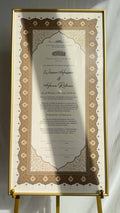 Bundle: Large Extended Nikah Certificate - The Light of Dark Amber