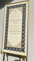 Bundle: Large Extended Nikah Certificate - Night of Blue Sapphire