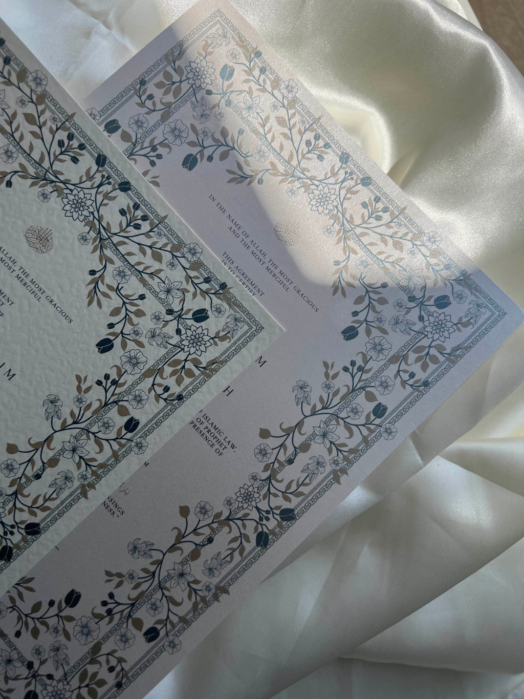 Nikah Certificate - Blossom of the Sky