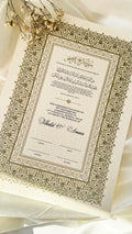 Nikah Certificate - Details of Gold