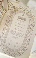 Nikah Certificate - Sun of Gold