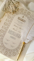 Nikah Certificate - Sun of Gold + Pen
