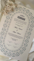 Nikah Certificate - Blue Moments