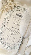 Nikah Certificate - Blue Moments + Pen