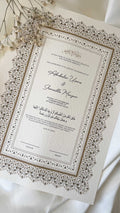 Nikah Certificate - Lights of Gold