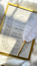 Bundle: Nikah Certificate - Clarity of Sage + Frame + Pen