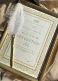 Bundle: Nikah Certificate - Golden Touch + Frame + Pen