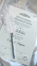 Nikah Certificate - Covenant of Tranquility + Pen