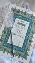 Nikah Certificate - Hearts Bond + Pen